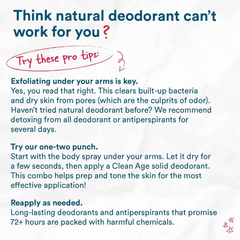 Clean Age Fresh AHA Solid Deodorant for Teens - 2.2oz
