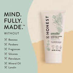 The Honest Company Sensitive Everyday Diaper Rash Cream Fragrance Free