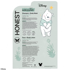 The Honest Company Sensitive Disney Shampoo + Body Wash and Lotion Duo - Fragrance Free - 18.5 fl oz