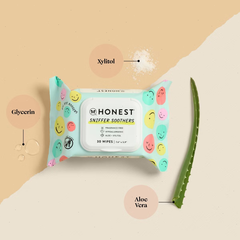 The Honest Company Sniffer Soothers Nose and Face Wipes