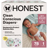 The Honest Company Clean Conscious Disposable Diapers Winter Wags & Adorably A-moosing
