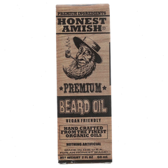 Honest Amish Premium Beard Oil, 2 fl oz (60 ml)