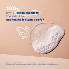 Mustela Gentle Cleansing Gel Baby Body Wash and Baby Shampoo