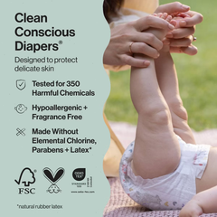 The Honest Company Clean Conscious Disposable Diapers Winter Wags & Adorably A-moosing