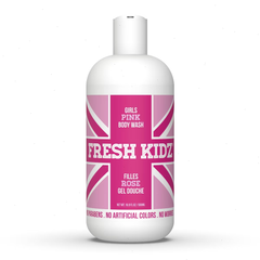 Fresh Kidz Girls Pink Body Wash - 16.9oz: Moisturizing, Aloe, Hypoallergenic, Vegan