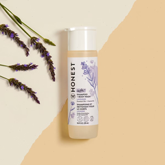 The Honest Company Calm Shampoo + Body Wash - Lavender - 10 fl oz: All Hair Types, Daily Use, Gel Form, Paraben-Free
