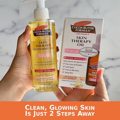 Palmer's Skin Therapy Face Oil + Facial Cleanser Oil Rosehip Fragrance Skin Care Set - 7.5oz
