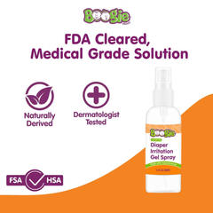 Boogie Diaper Irritation Gel Spray With HOCL - 3.4 fl oz
