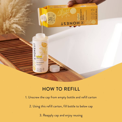 The Honest Company Refresh Baby Bubble Bath Refill - Citrus Vanilla - 32 fl oz