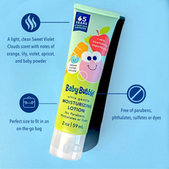 Mr. Bubble Baby Bubble Ultra Gentle Moisturizing Baby Lotion - Sweet Violet Clouds Scent - 2oz