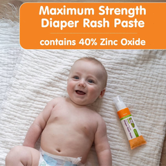 Boogie No Touch Maximum Strength Diaper Rash Cream with Spatula Applicator in Tube - 4oz