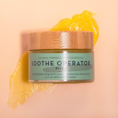 Soothe Operator Calming Turmeric and Calendula Balm, Nourish, Balance & Hydrates Skin, Manage Breakouts & Irritation, The Organic Skin Co, 1.7 fl oz