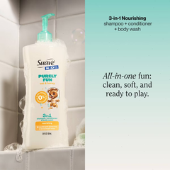Suave 3 in 1 Purely Fun Nourishing Oat and Honey - 28 fl oz