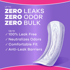 Always Discreet Incontinence & Postpartum Incontinence Pads for Women - Moderate Absorbency - Size 4