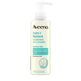 Aveeno Calm + Restore Face Cleanser for Sensitive Skin with Nourishing Oat & Feverfew - Fragrance Free - 7.8 fl oz
