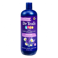 Dr Teal's Kids 3-in-1 Sleep Bath: Melatonin & Essential Oils, Lavender Scent, Liquid Cleanser - 20 fl oz