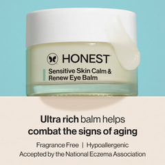 Honest Beauty Calm and Renew Melting Eye Balm with Calming Phyto Blend - 0.5oz