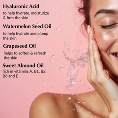 Que Bella Hyaluronic Acid & Watermelon Hydrating and Refreshing Cleanser - 4.2 fl oz