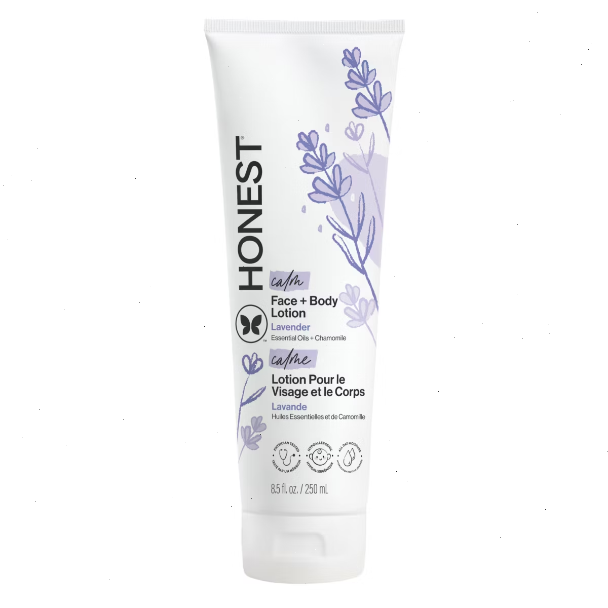The Honest Company Calm Face + Body Lotion - Lavender - 8.5 fl oz