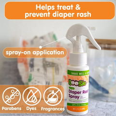 Boogie Wipes Diaper Rash Spray - 1.7 fl oz