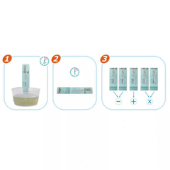 easy@Home Nicotine Cotinine Urine Panel Test Strips Kit - 10ct