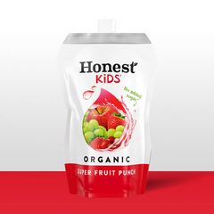 Honest Kids Super Fruit Punch Organic Juice Drinks - 8pk/6.75 fl oz Pouches
