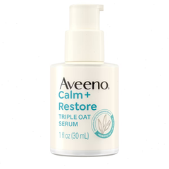 Aveeno Calm + Restore Triple Oat Hydrating Face Serum for Sensitive Skin - Fragrance Free, Alcohol-Free, 1 fl oz