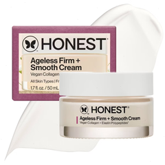 Honest Beauty Ageless Firm and Smooth Cream with Vegan Collagen and Hyaluronic Acid - Travel Size - 1.7 fl oz