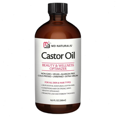 Pure Castor Oil Pack Kit, Organic Castor Oil Cold Pressed Glass Bottle Adjustable Reusable Cotton Castor Oil Wrap for Detox Wellness, M3