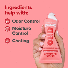 O Positiv URO Intimate Deodorant Cream - Fragrance Free - 3oz