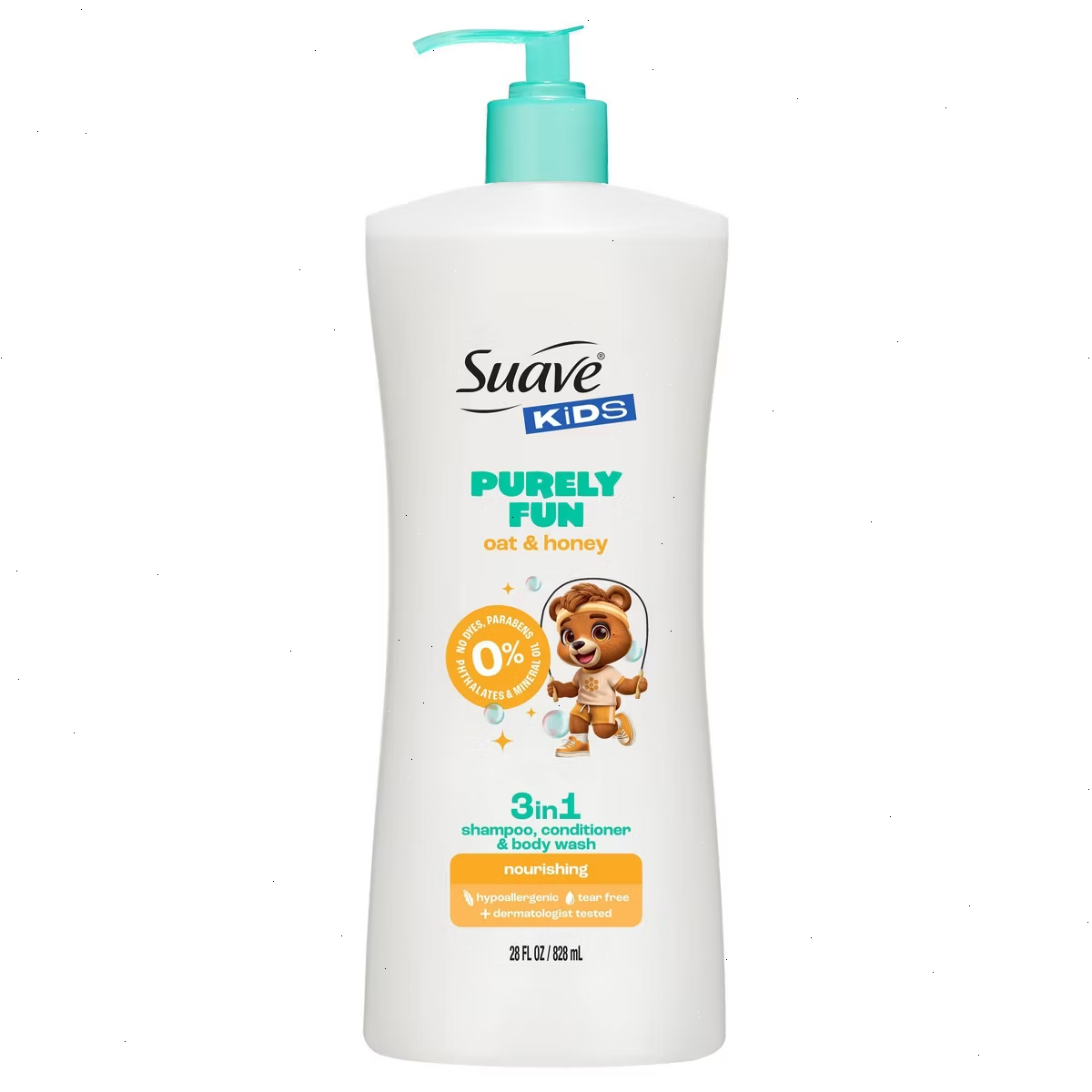 Suave 3 in 1 Purely Fun Nourishing Oat and Honey - 28 fl oz