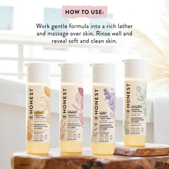 The Honest Company Refresh Shampoo + Body Wash - Citrus Vanilla - 18 fl oz: Dye-Free, Paraben-Free, Daily Use