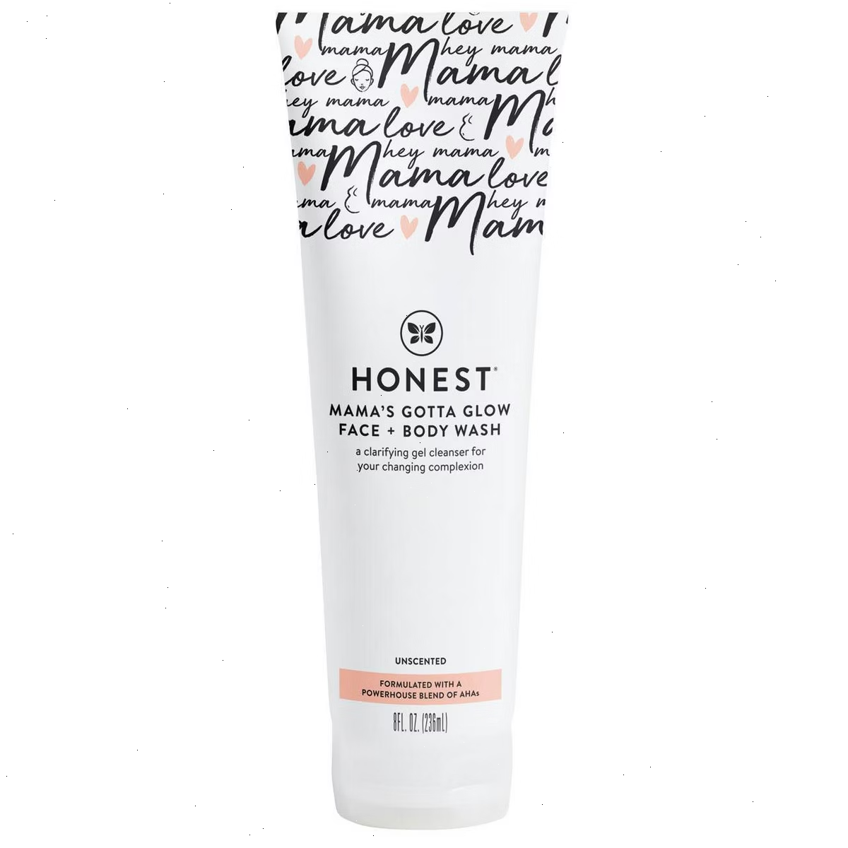 The Honest Company Honest Mama Face Cleanser and Body Wash Basic Cleaning - 8 fl oz