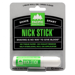 Pacific Shaving Co. Nick Stick Liquid Roll On - Trial Size - 0.25oz: Paraben-Free, Sulfate-Free, Vegan