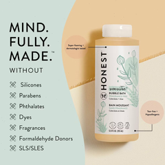 The Honest Company Sensitive Bubble Bath Fragrance Free - 12 fl oz