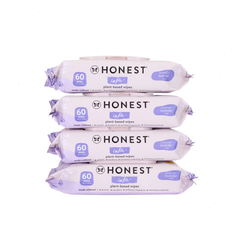The Honest Company Calm + Cleanse Plant-Based Baby Wipes - Lavender