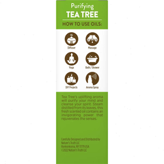 Nature's Truth Tea Tree Aromatherapy Essential Oil - 0.51 fl oz: Aluminum-Free, Dye-Free, Paraben-Free, Sulfate-Free