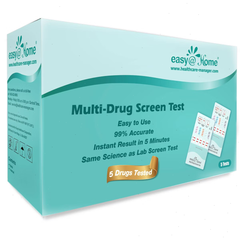 easy@Home 5 Panel Instant Drug Test Kit – 5pk